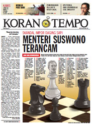 Cover Koran Tempo - Edisi 2013-03-14
