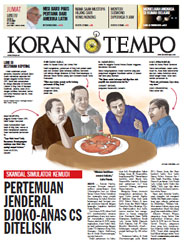 Cover Koran Tempo - Edisi 2013-03-15