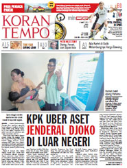Cover Koran Tempo - Edisi 2013-03-17