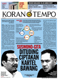 Cover Koran Tempo - Edisi 2013-03-21