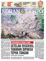 Cover Koran Tempo - Edisi 2013-03-27