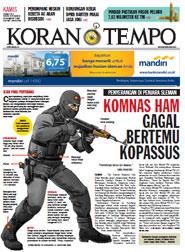 Cover Koran Tempo - Edisi 2013-03-28