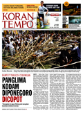 Cover Koran Tempo - Edisi 2013-04-07