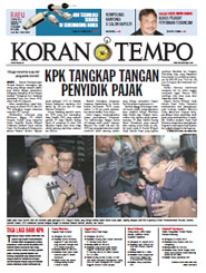 Cover Koran Tempo - Edisi 2013-04-10