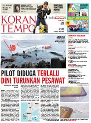 Cover Koran Tempo - Edisi 2013-04-14
