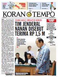 Cover Koran Tempo - Edisi 2013-04-24