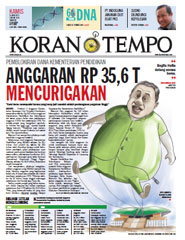 Cover Koran Tempo - Edisi 2013-04-25