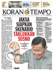 Cover Koran Tempo - Edisi 2013-04-26