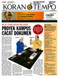 Cover Koran Tempo - Edisi 2013-04-29