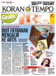 Cover Koran Tempo - Edisi 2013-05-06