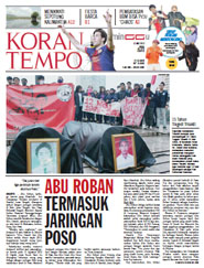 Cover Koran Tempo - Edisi 2013-05-12
