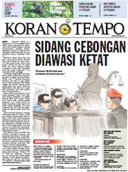 Cover Koran Tempo - Edisi 2013-06-20