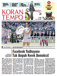Cover Koran Tempo - Edisi 2013-07-07