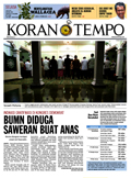 Cover Koran Tempo - Edisi 2013-07-09