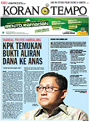 Cover Koran Tempo - Edisi 2013-07-17