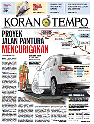 Cover Koran Tempo - Edisi 2013-07-18