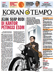 Cover Koran Tempo - Edisi 2013-08-16