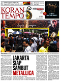 Cover Koran Tempo - Edisi 2013-08-25