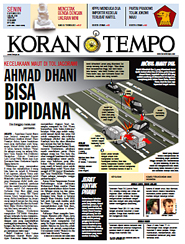 Cover Koran Tempo - Edisi 2013-09-09