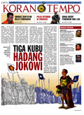 Cover Koran Tempo - Edisi 2013-09-14
