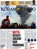 Cover Koran Tempo - Edisi 2013-09-18