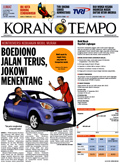 Cover Koran Tempo - Edisi 2013-09-20