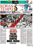 Cover Koran Tempo - Edisi 2013-09-22