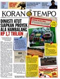 Cover Koran Tempo - Edisi 2013-10-16