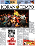 Cover Koran Tempo - Edisi 2013-10-17