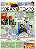 Cover Koran Tempo - Edisi 2013-10-18