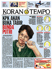 Cover Koran Tempo - Edisi 2013-10-23