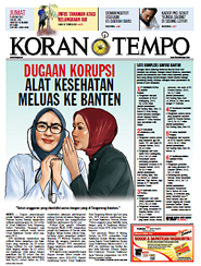 Cover Koran Tempo - Edisi 2013-10-25