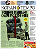 Cover Koran Tempo - Edisi 2013-10-29
