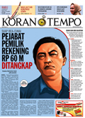 Cover Koran Tempo - Edisi 2013-10-30