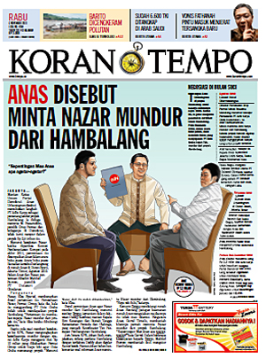 Cover Koran Tempo - Edisi 2013-11-06