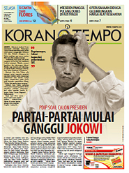 Cover Koran Tempo - Edisi 2013-11-19