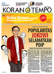 Cover Koran Tempo - Edisi 2013-12-02
