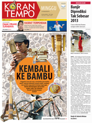 Cover Koran Tempo - Edisi 2014-01-19