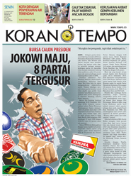 Cover Koran Tempo - Edisi 2014-01-27