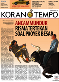 Cover Koran Tempo - Edisi 2014-02-18