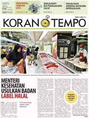 Cover Koran Tempo - Edisi 2014-03-01