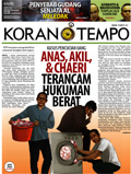 Cover Koran Tempo - Edisi 2014-03-06