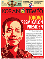 Cover Koran Tempo - Edisi 2014-03-15