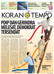 Cover Koran Tempo - Edisi 2014-03-27