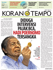 Cover Koran Tempo - Edisi 2014-04-22