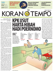 Cover Koran Tempo - Edisi 2014-04-23