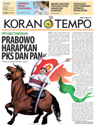 Cover Koran Tempo - Edisi 2014-04-24