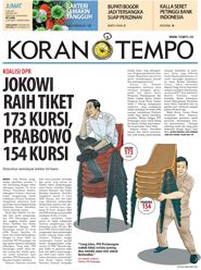 Cover Koran Tempo - Edisi 2014-05-09