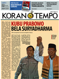 Cover Koran Tempo - Edisi 2014-05-24