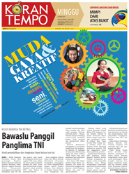 Cover Koran Tempo - Edisi 2014-06-08